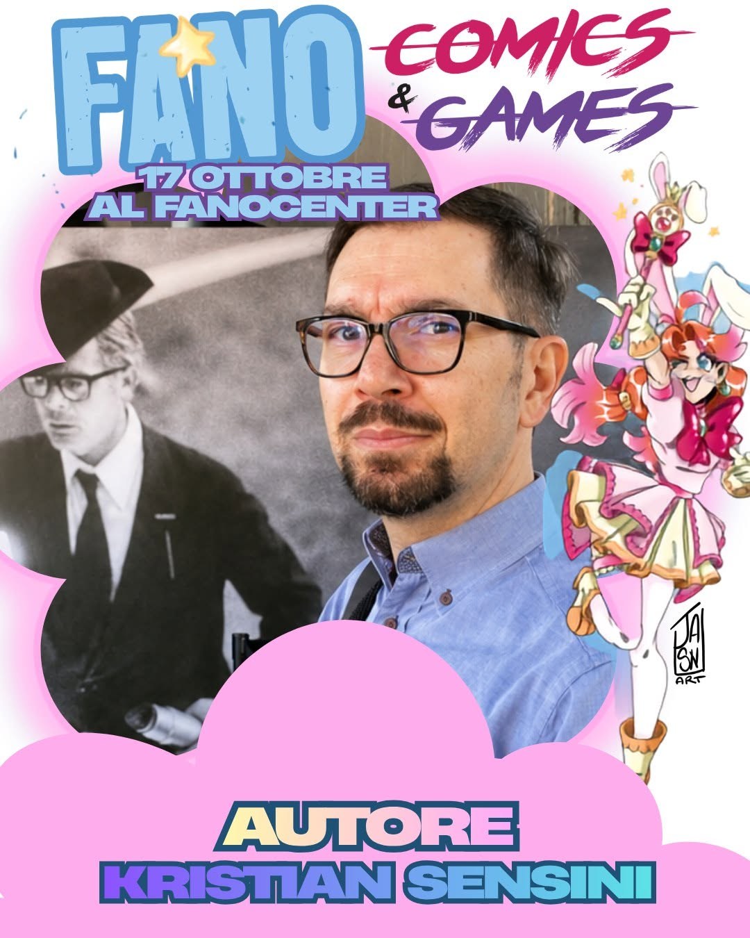 Fano Comics & Games, 17 ottobre al Fanocenter, Kristian Sensini autore