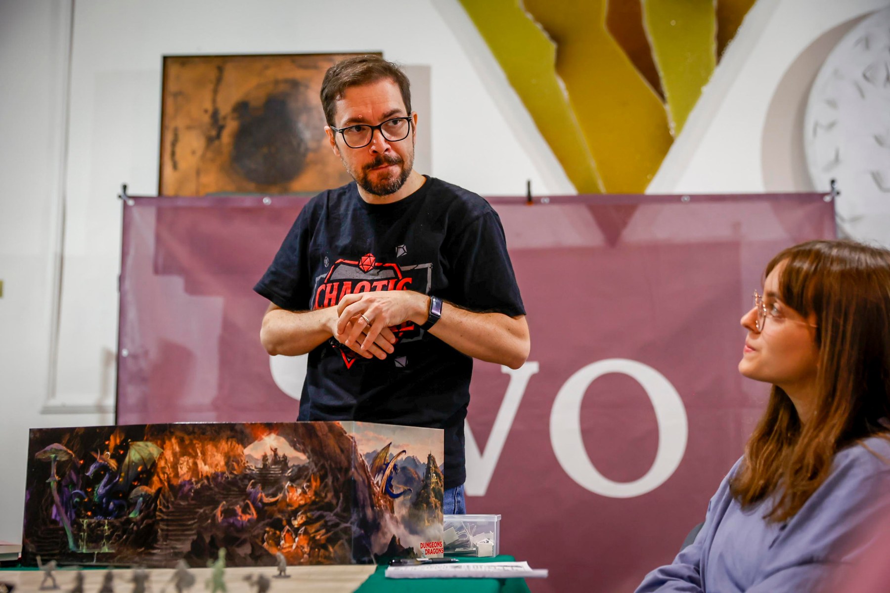 Scheda e materiali di gioco a EVO